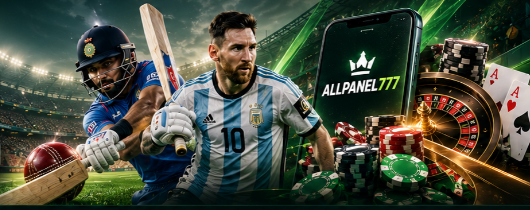 ALLPANEL777 sports and gaming categories - cricket, football, casino, slots